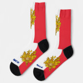 国フランスの国国旗地球に優し、フランス・プレミアム ソックス (左)