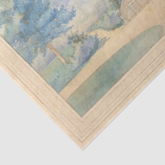 国フランスの家建築フレームの分離 薄葉紙 (詳細)