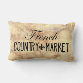 国フランスの市場 ランバークッション (裏面)
