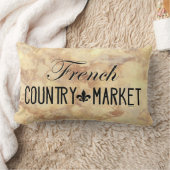 国フランスの市場 ランバークッション (ブランケット)