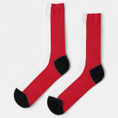 国フランスの旗おもしろい愛国的フランスプライド ソックス (左)