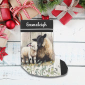 国フランスの植物学サフォークヒツジ スモールクリスマスストッキング