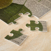 国フランスの植物性イラストレーションヴィンテージ梨 ジグソーパズル (側面)