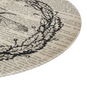 国フランスの植物性ヴィンテージクイーンビー カッティングボード (角)