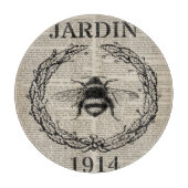 国フランスの植物性ヴィンテージクイーンビー カッティングボード (正面)