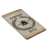 国フランスの植物性ヴィンテージクイーンビー マグネット (右側)