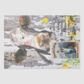 国フランスの牛の飼養動物 薄葉紙 (正面)