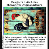 国フランスの納屋周囲の庭ロスターDB7RFデクページ 薄葉紙