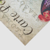 国フランスの赤鮮やか雄鶏 薄葉紙 (詳細)