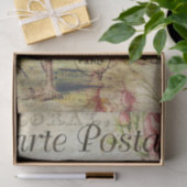 国フランスの赤鮮やか雄鶏 薄葉紙 (ギフト)