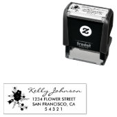 国フローラの住所スタンプ セルフインキングスタンプ (インサイチュ)