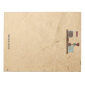 国プリミティブ大きなメモ帳 ノートパッド (正面)