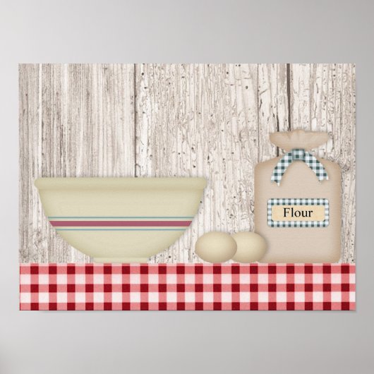 国ベーキングプリント ポスター (正面)