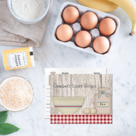 国ベーキングレシピカード ポストカード