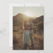 国メニュミニマルー色無地のディナーメニューカード 招待状 (裏面)