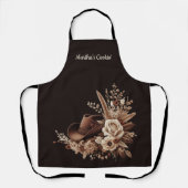 国モダンエレガント西部 – フローラ エプロン (正面)