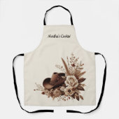 国モダンエレガント西部 – フローラ エプロン (正面)