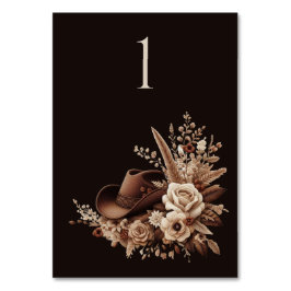 国モダンエレガント西部 – フローラ テーブルナンバー