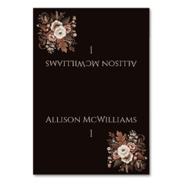 国モダンエレガント西部 – フローラ テーブルナンバー