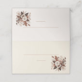 国モダンエレガント西部 – フローラ プレイスカード (外部開封)