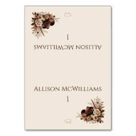 国モダンエレガント西部 – フローラ – ポークのアイコン テーブルナンバー