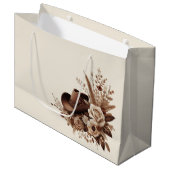 国モダンエレガント西部 – フローラ ラージペーパーバッグ (正面アングル)