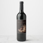 国モダンエレガント西部 – フローラ ワインラベル (正面)