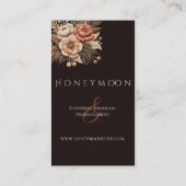 国モダンエレガント西部 – フローラ 名刺 (裏面)