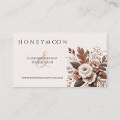 国モダンエレガント西部 – フローラ 名刺 (裏面)