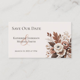 国モダンエレガント西部 – フローラ 名刺