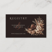 国モダンエレガント西部 – フローラ 名刺 (正面)