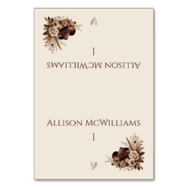 国モダンエレガント西部 – フローラ – 家きん テーブルナンバー