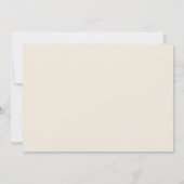 国モダンエレガント西部 – フローラ 招待状 (裏面)