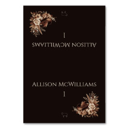 国モダンエレガント西部 – フローラ – 肉アイコン テーブルナンバー