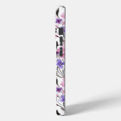国モダンピンク紫フローラ水色 Case-Mate iPhoneケース (裏面 / 左)