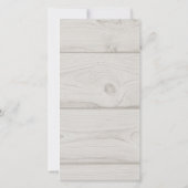 国モダン水素朴色フローラメモリアル サンキューカード (裏面)