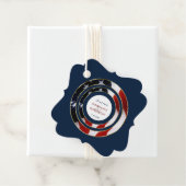 国ユニーク国エレガント旗金ゴールド結婚 フェイバータグ (インサイチュ)