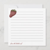 国レシピトレーディングカードコレクション (裏面)