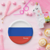 国ロシアの旗プレート,パーティー，スポーツ，ロシア ペーパープレート (パーティー)