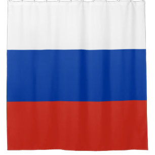 国ロシアの旗（ロシア） シャワーカーテン