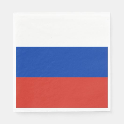 国ロシアの旗（ロシア） スタンダードランチョンナプキン (正面)