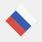 国ロシアの旗（ロシア） スタンダードランチョンナプキン (角)