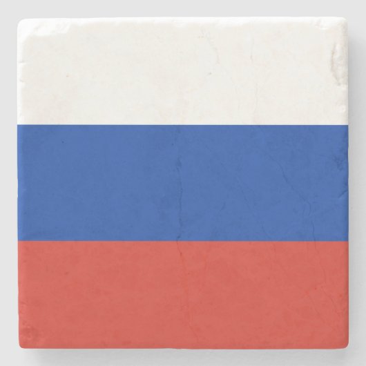 国ロシアの旗(ロシア) ストーンコースター (正面)