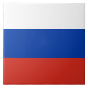 国ロシアの旗(ロシア) タイル