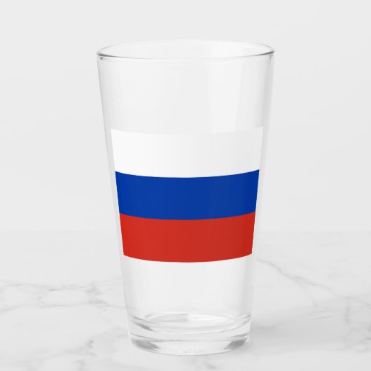 国ロシアの旗(ロシア) タンブラーグラス (正面)