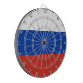 国ロシアの旗（ロシア） ダーツボード (正面左)