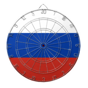 国ロシアの旗(ロシア) ダーツボード
