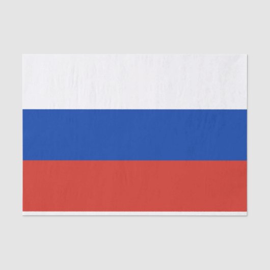 国ロシアの旗（ロシア） 薄葉紙 (正面)