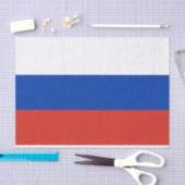 国ロシアの旗（ロシア） 薄葉紙 (クラフト)