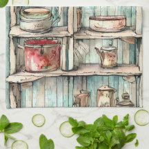 国ヴィンテージ手書きアートワーク素朴